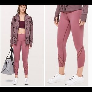 Lululemon Wunder Under HR Crop Scallop